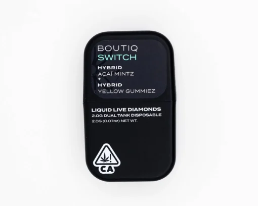 Boutiq SWITCH – Liquid Live Diamond – Acai Mintz + Yellow Gummiez - Image 2