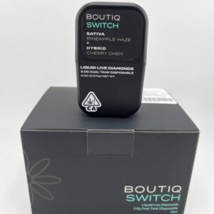 Boutiq SWITCH – Liquid Live Diamond – PineApple Haze + Cherry Chem
